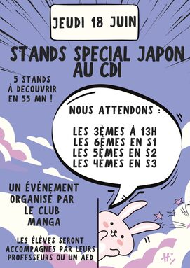 Flyer Annonce Evènement Atelier BD Manga Animation Dessin Illustration Art Violet Rose.jpg